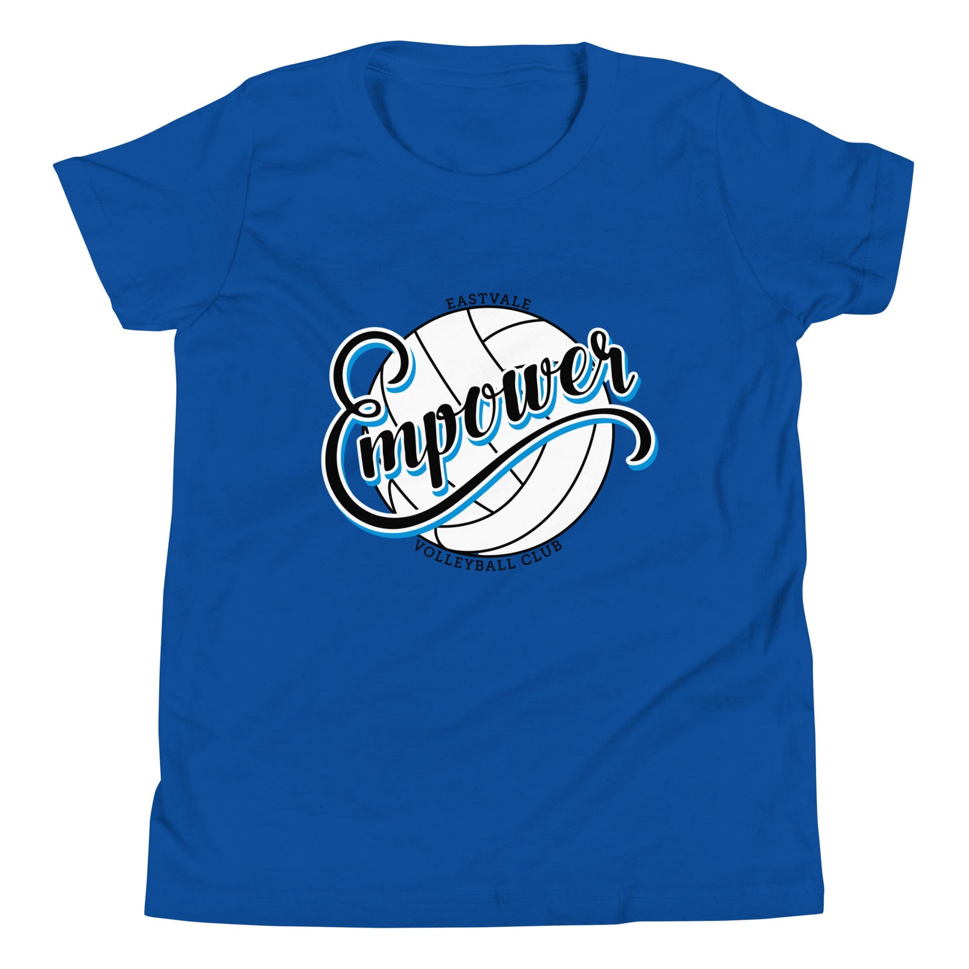 Performance | Youth T-Shirt | Empower Volleyball Club | Emblem Logo