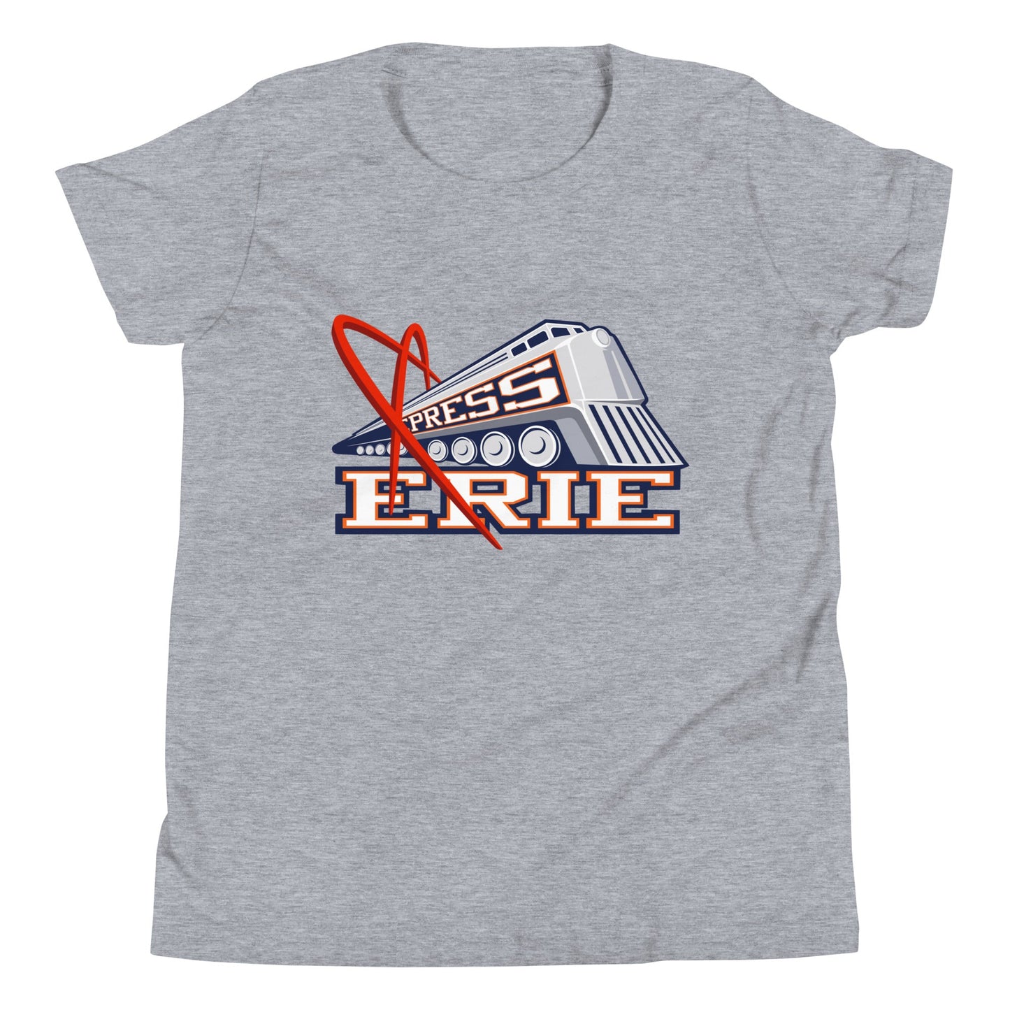Performance | Youth T-Shirt | Erie Express Football | Locomotive Logo