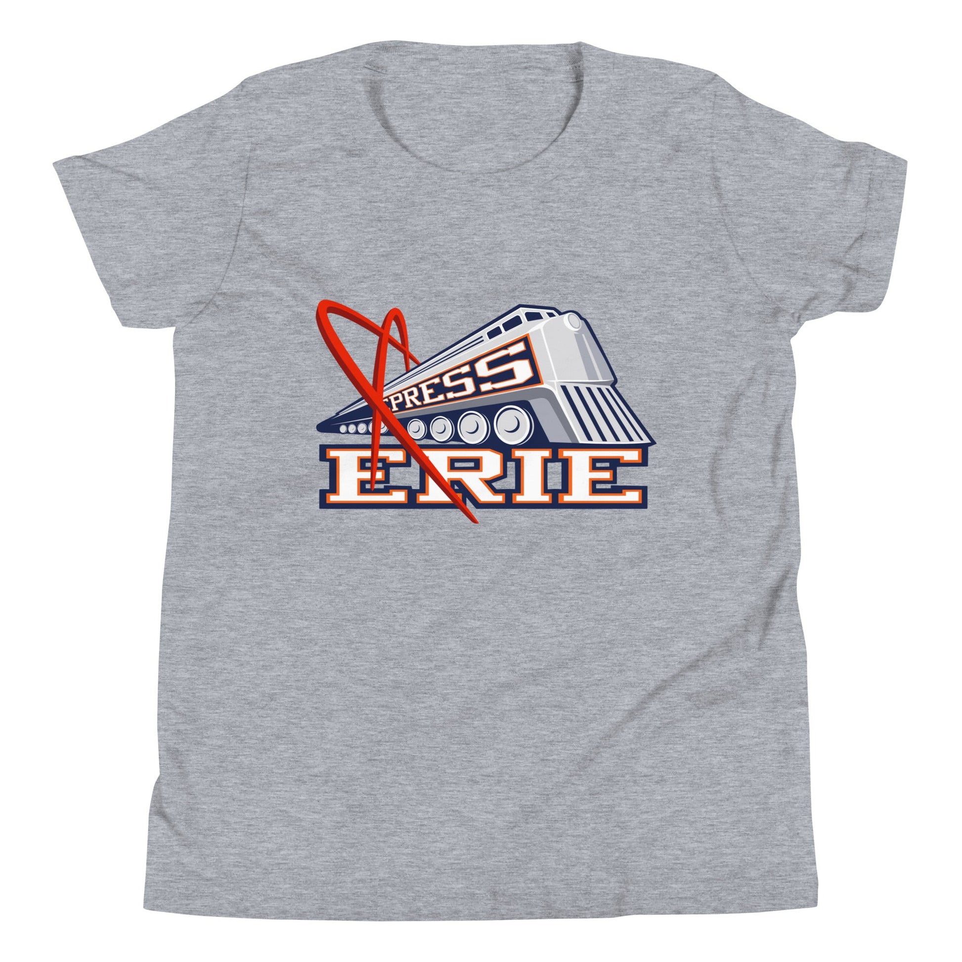 Performance | Youth T-Shirt | Erie Express Football | Locomotive Logo