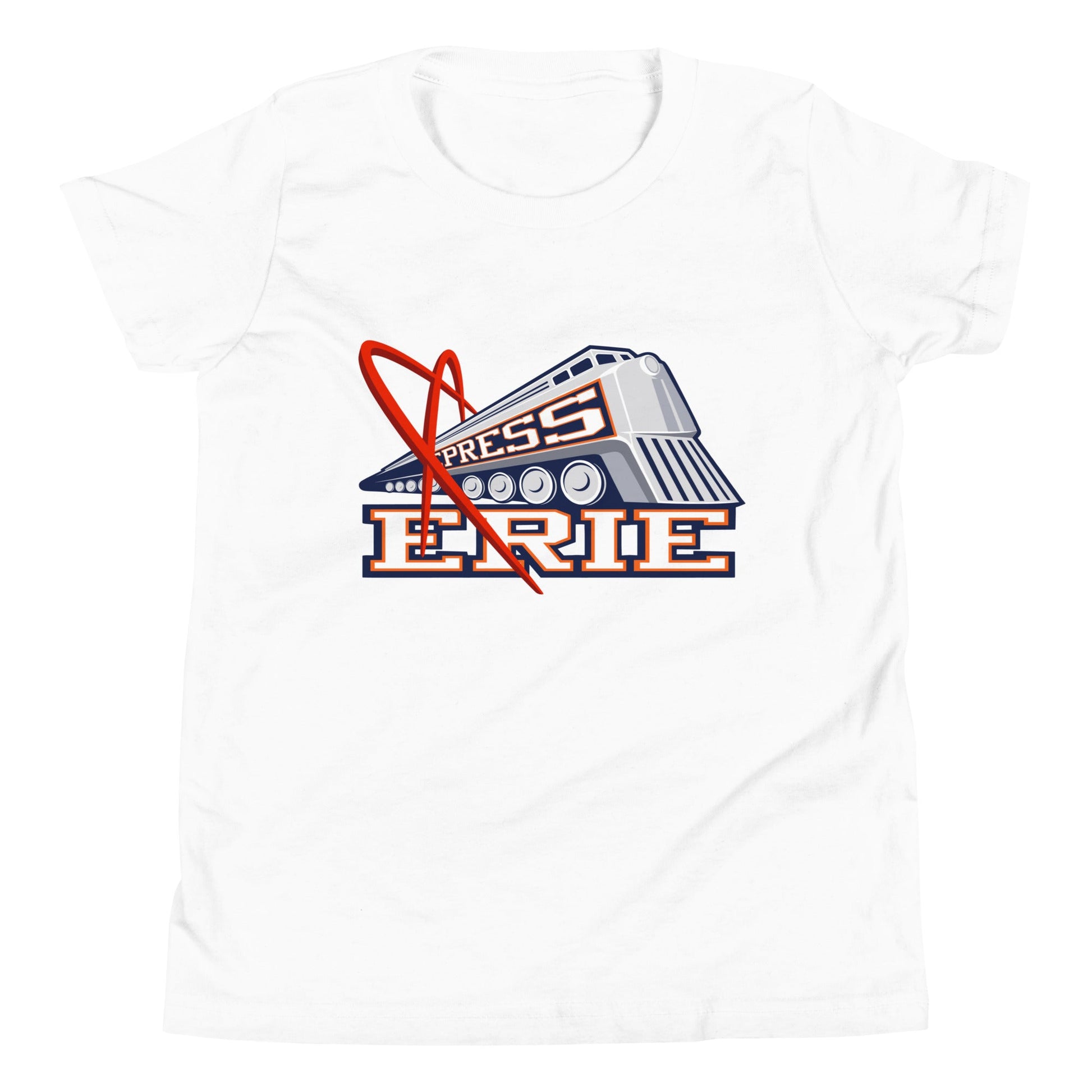 Performance | Youth T-Shirt | Erie Express Football | Locomotive Logo
