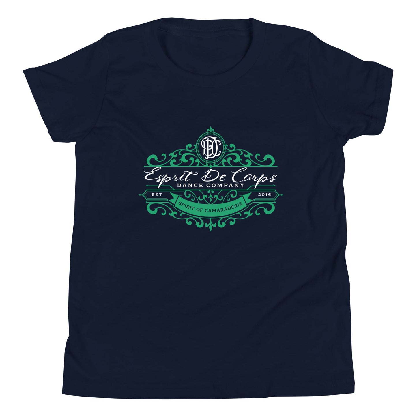 Performance | Youth T-Shirt | Esprit de Corps Dance Co., LLC | Crest Logo