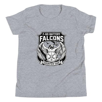 Performance | Youth T-Shirt | F - 60th ADA | Falcon Shield Logo