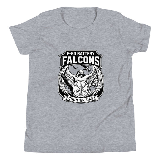 Performance | Youth T-Shirt | F - 60th ADA | Falcon Shield Logo
