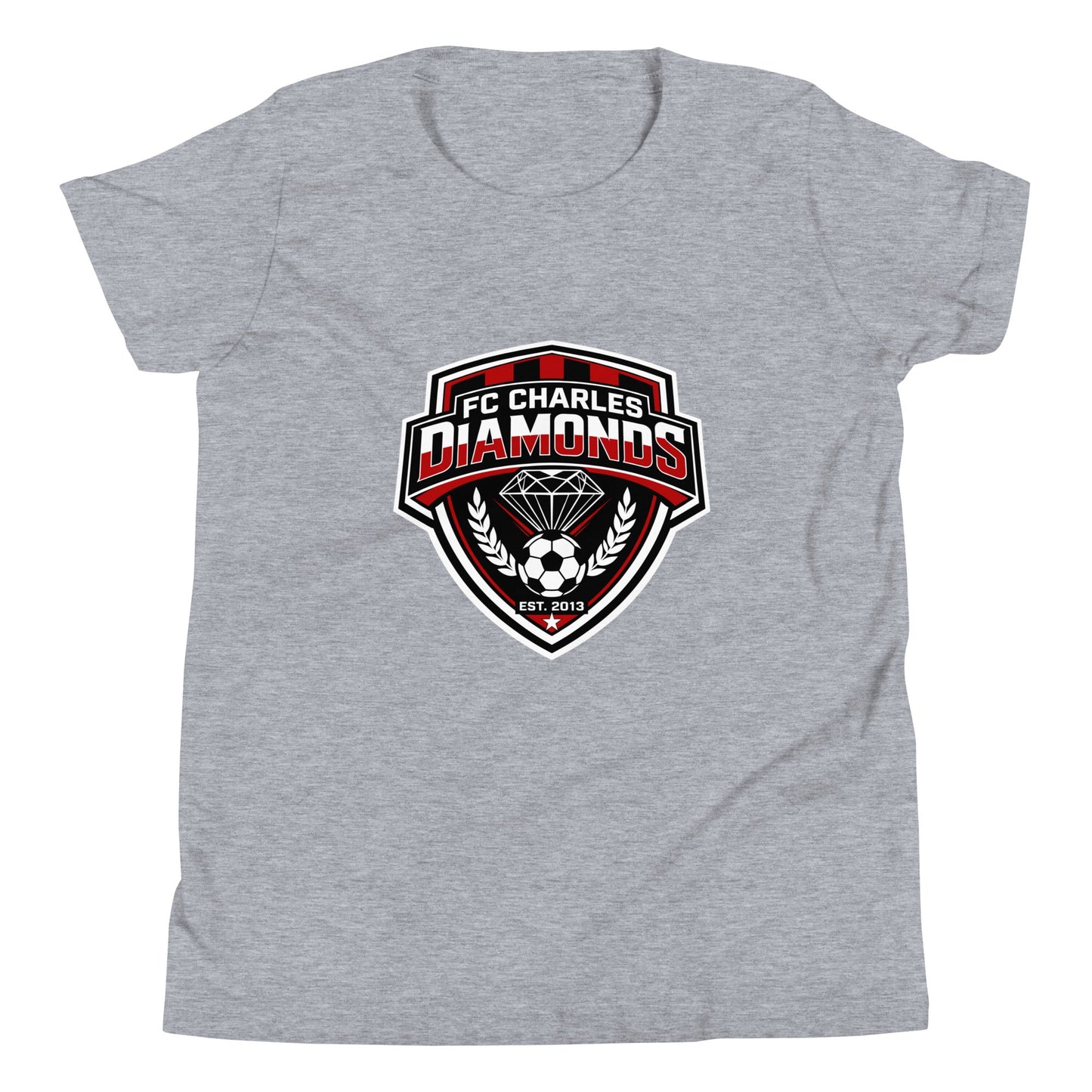 Performance | Youth T-Shirt | FC Charles: Diamonds | Emblem Logo