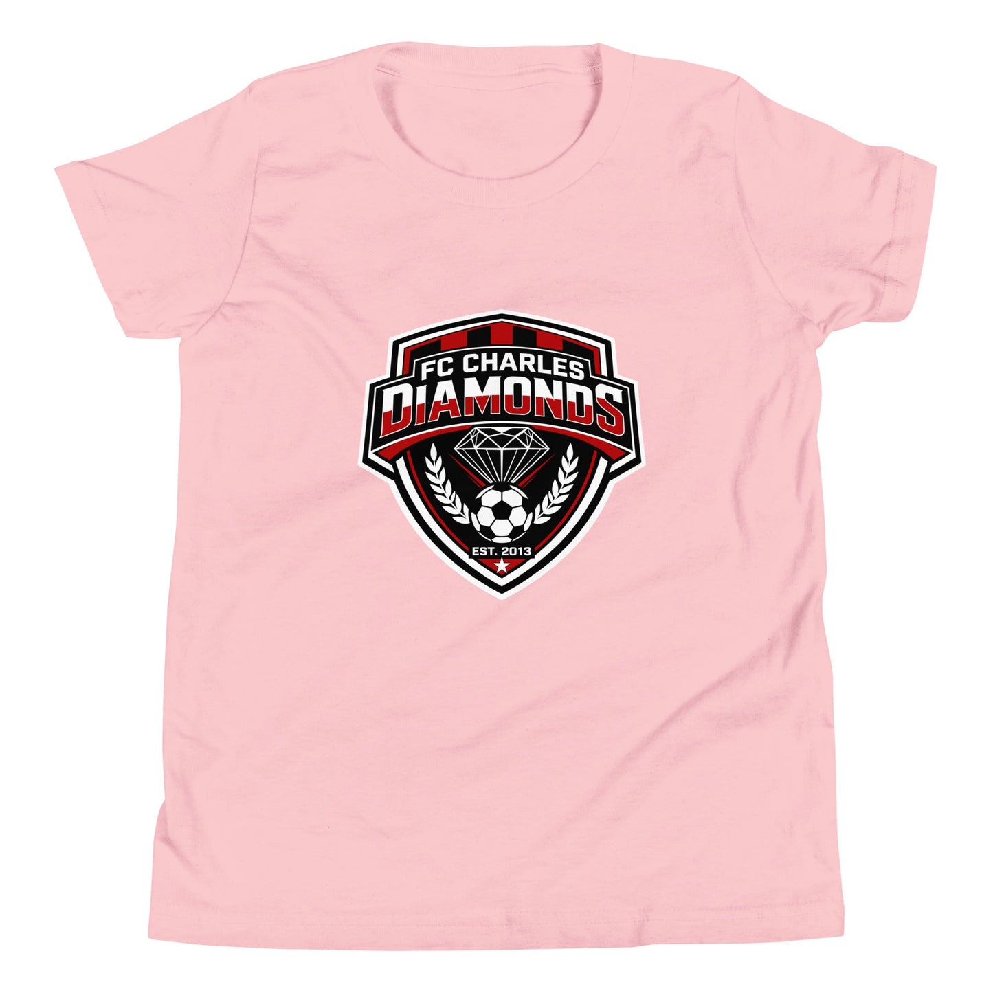 Performance | Youth T-Shirt | FC Charles: Diamonds | Emblem Logo
