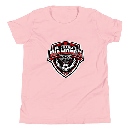Performance | Youth T-Shirt | FC Charles: Diamonds | Emblem Logo