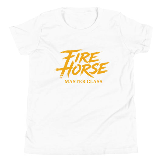 Performance | Youth T-Shirt | Fire Horse Masters | Modern Script Logo