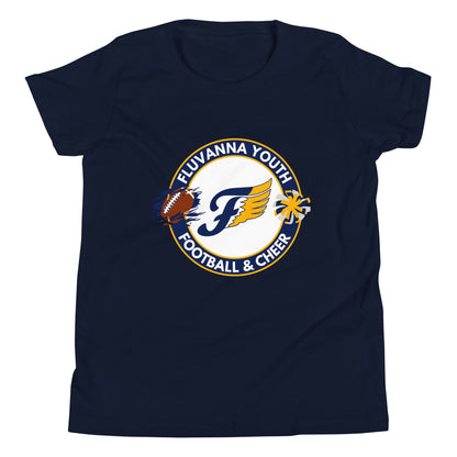 Performance | Youth T-Shirt | Fluvanna Youth Football and Cheer | Badge Logo