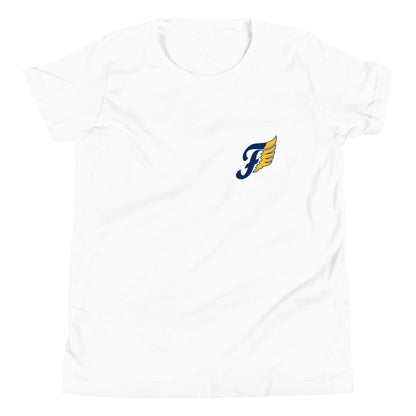 Performance | Youth T-Shirt | Fluvanna Youth Football and Cheer | Crest Logo