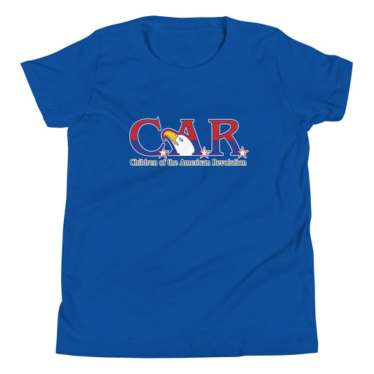 Performance | Youth T-Shirt | Georgia State Society Children of the American Revolution | Mark Logo