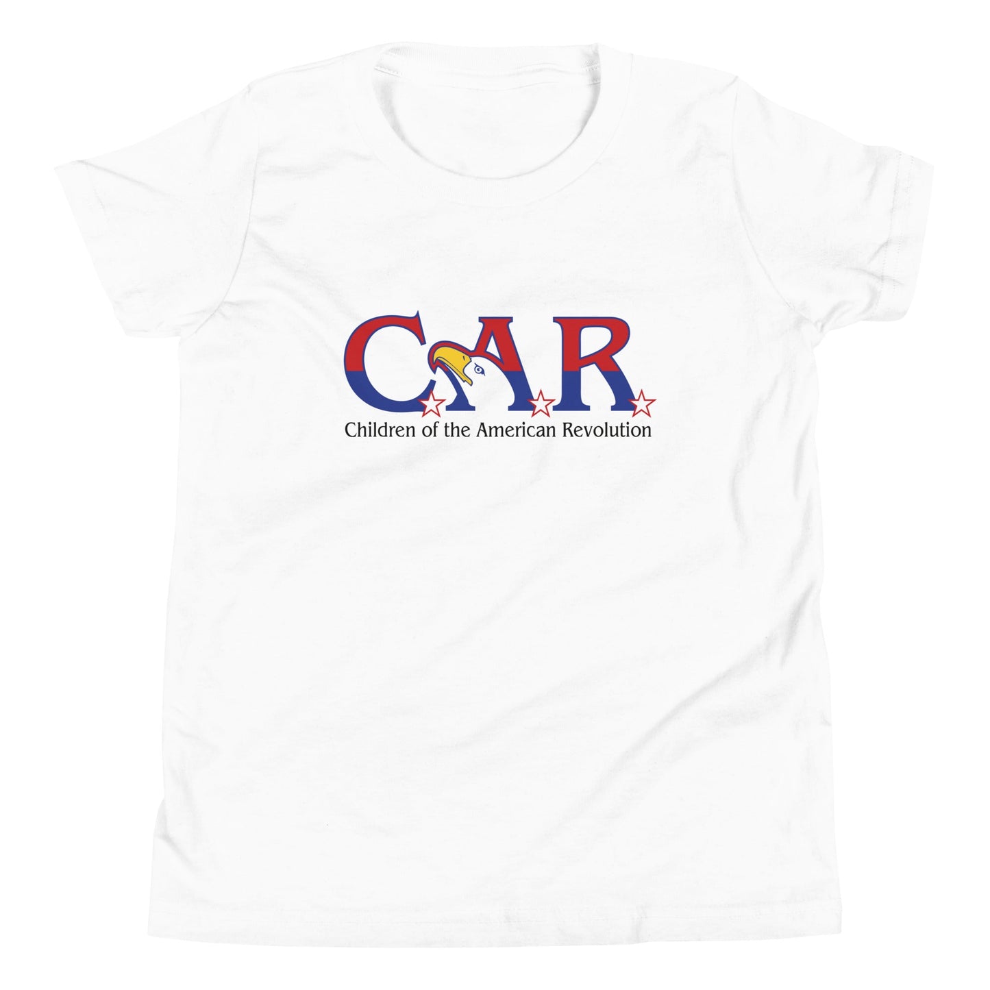 Performance | Youth T-Shirt | Georgia State Society Children of the American Revolution | Mark Logo