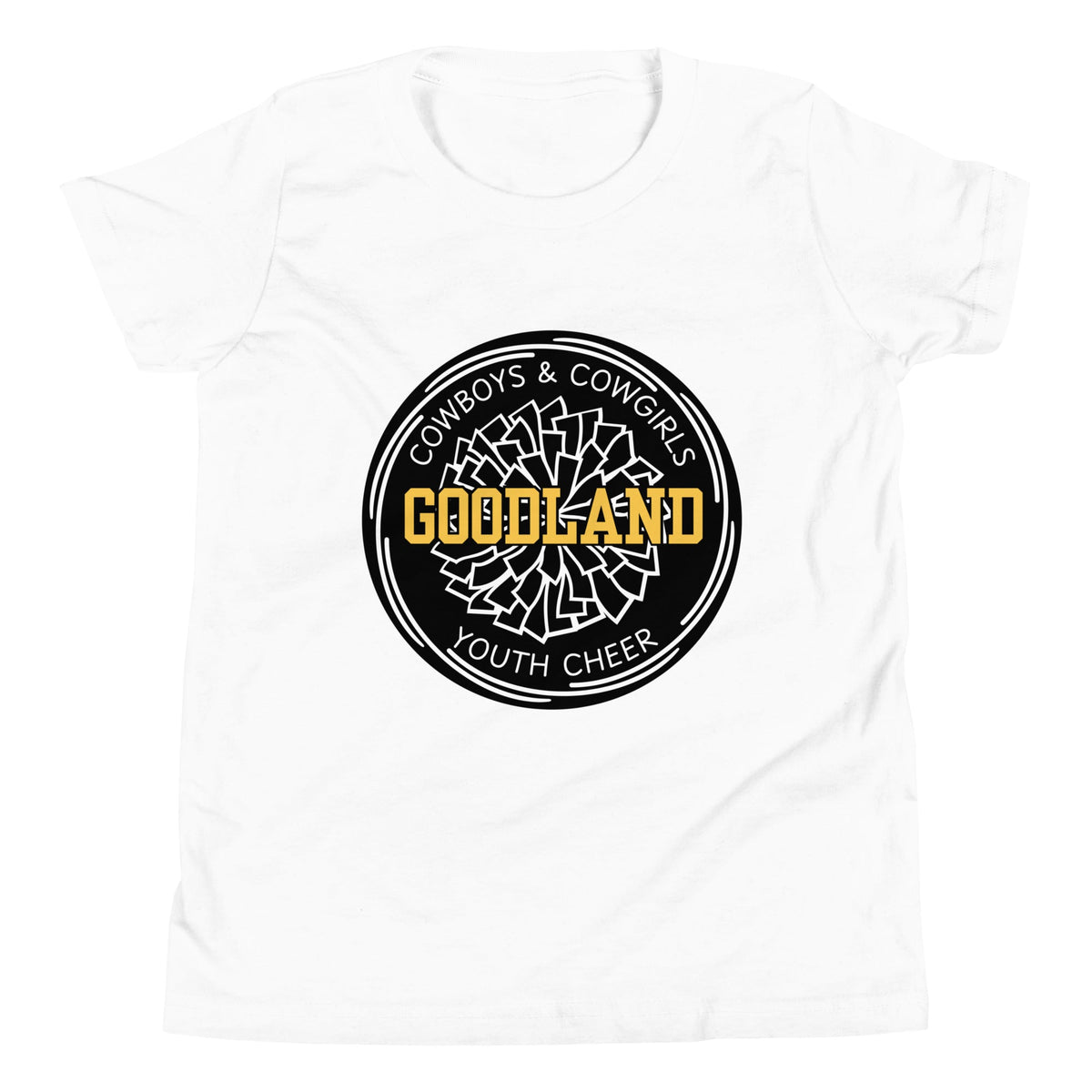 Performance | Youth T-Shirt | Goodland Youth Cheer | Badge Logo