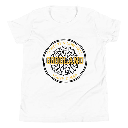 Performance | Youth T-Shirt | Goodland Youth Cheer | Crest Logo