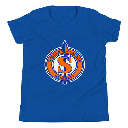 Performance | Youth T-Shirt | Goshen Savage Baseball | Badge Logo
