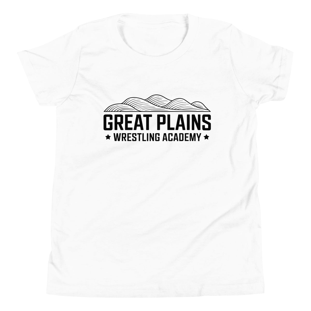 Performance | Youth T-Shirt | Great Plains Wrestling Academy | Crest Logo