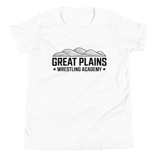 Performance | Youth T-Shirt | Great Plains Wrestling Academy | Crest Logo