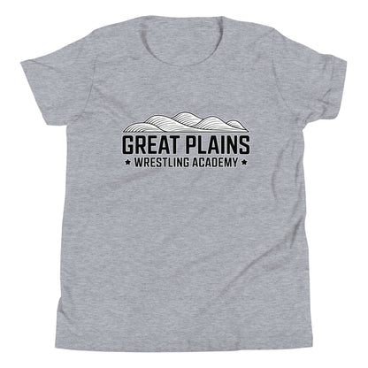 Performance | Youth T-Shirt | Great Plains Wrestling Academy | Crest Logo