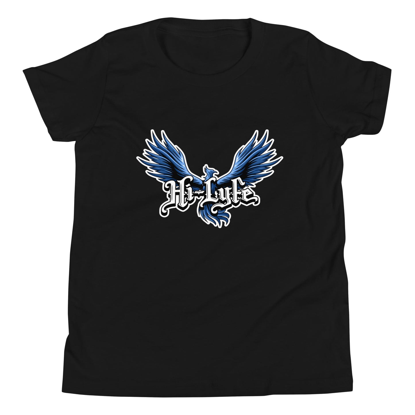Performance | Youth T-Shirt | Hi - Lyfe Basketball | Wings Logo