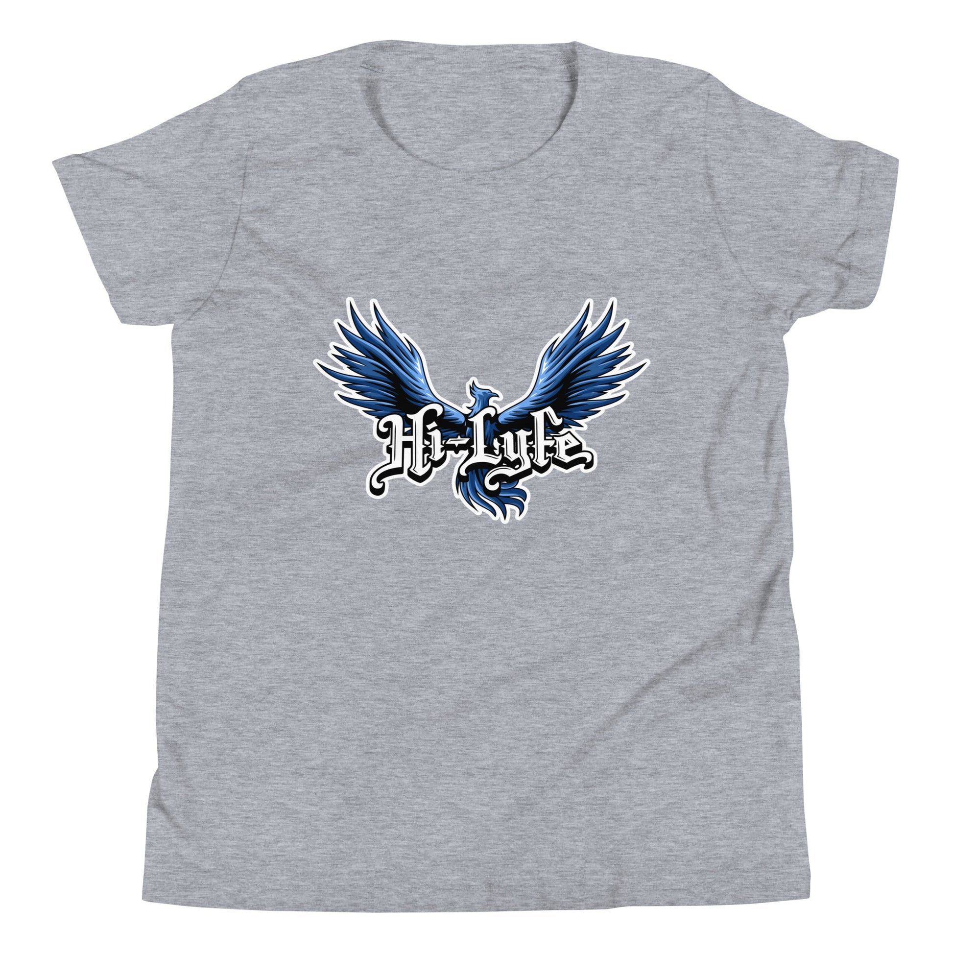 Performance | Youth T-Shirt | Hi - Lyfe Basketball | Wings Logo