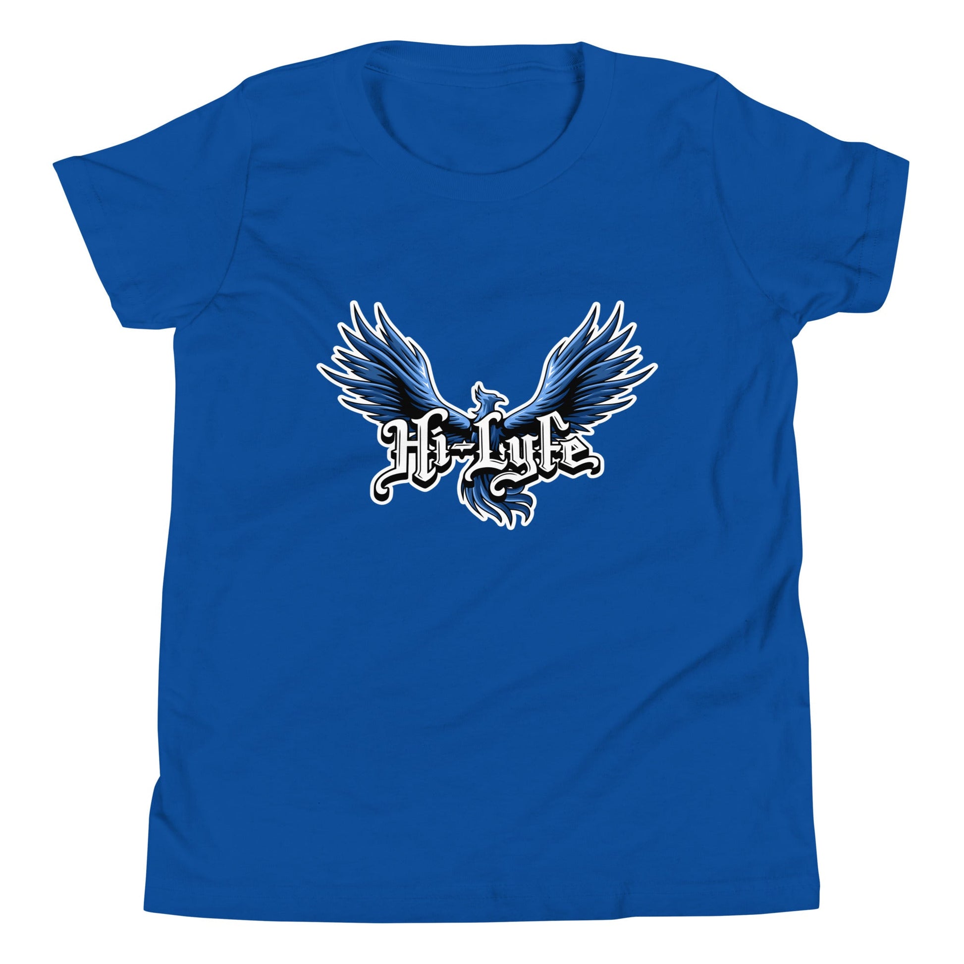 Performance | Youth T-Shirt | Hi - Lyfe Basketball | Wings Logo