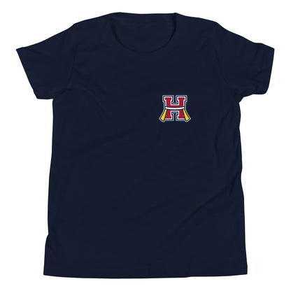 Performance | Youth T-Shirt | Hornell Flag Football | H Flags Logo
