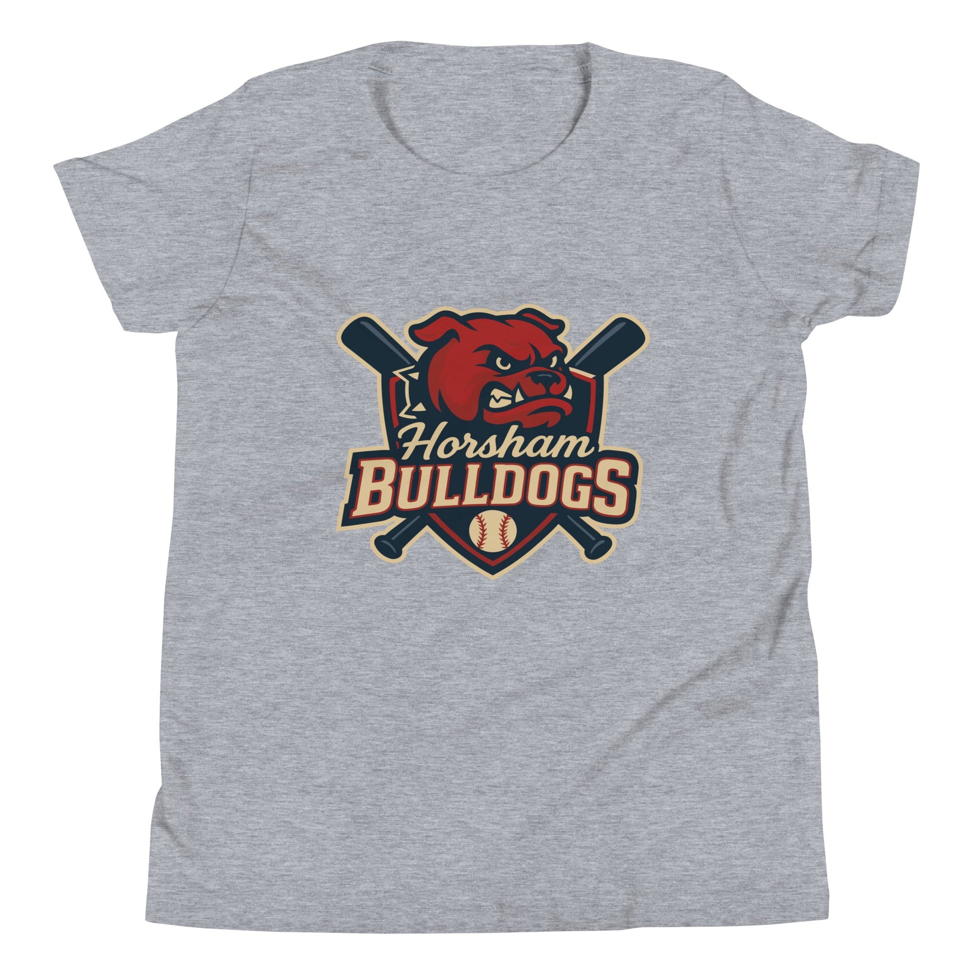 Performance | Youth T-Shirt | Horsham Travel Baseball | Bulldogs Logo