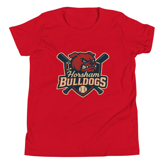 Performance | Youth T-Shirt | Horsham Travel Baseball | Bulldogs Logo