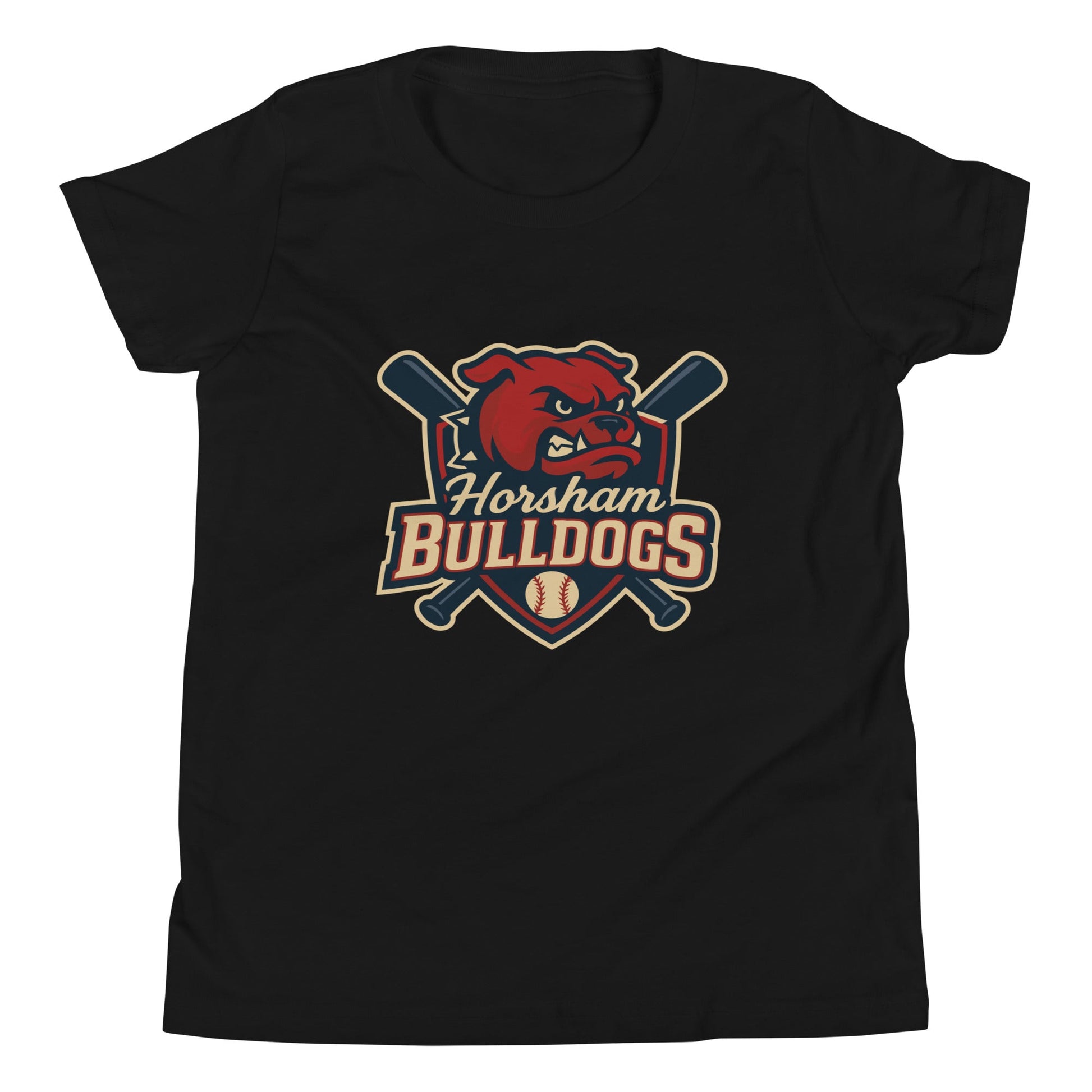 Performance | Youth T-Shirt | Horsham Travel Baseball | Bulldogs Logo