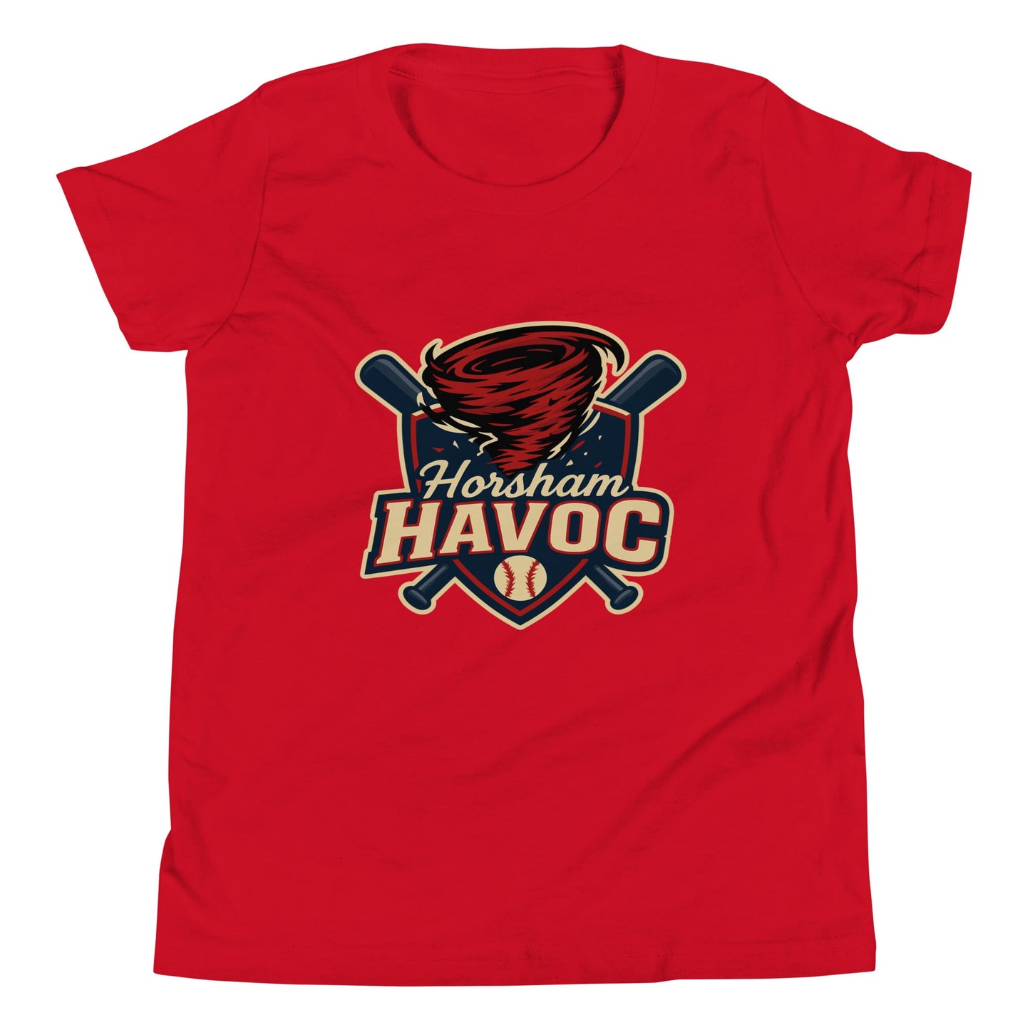 Performance | Youth T-Shirt | Horsham Travel Baseball | Havoc Logo