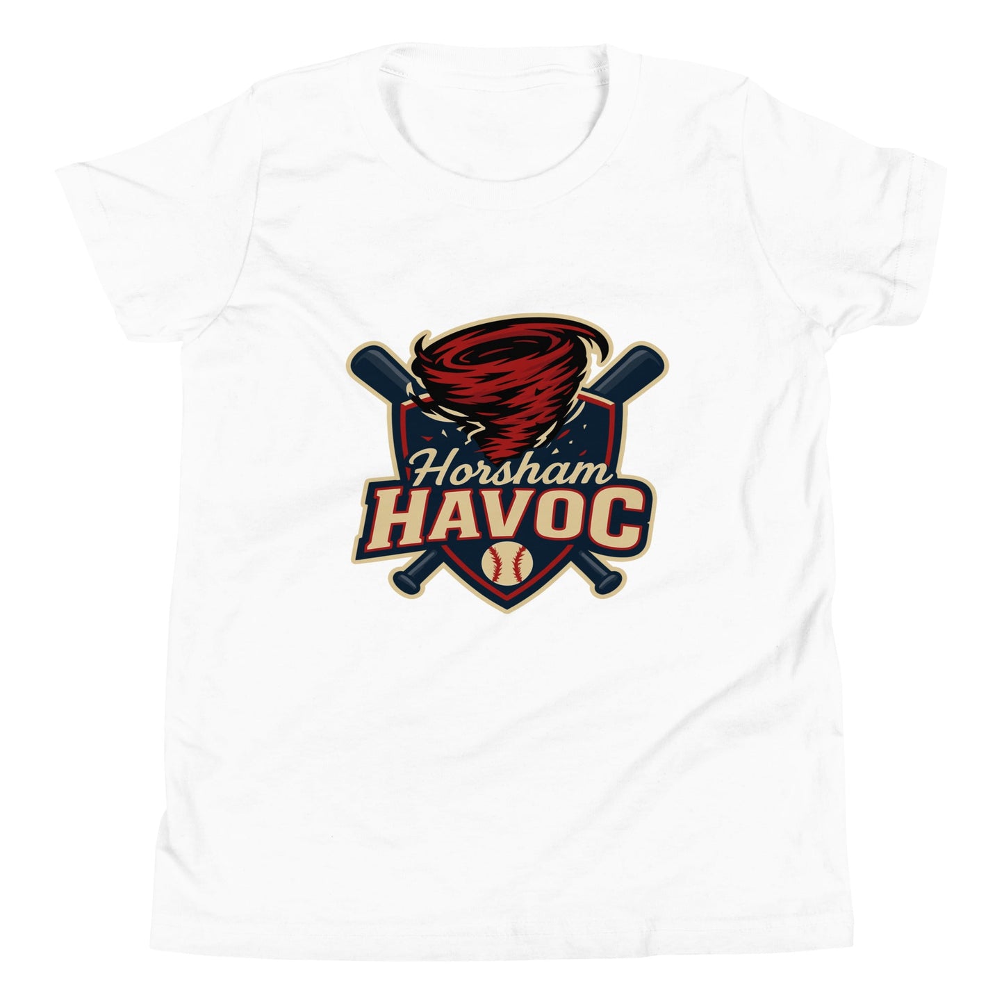 Performance | Youth T-Shirt | Horsham Travel Baseball | Havoc Logo