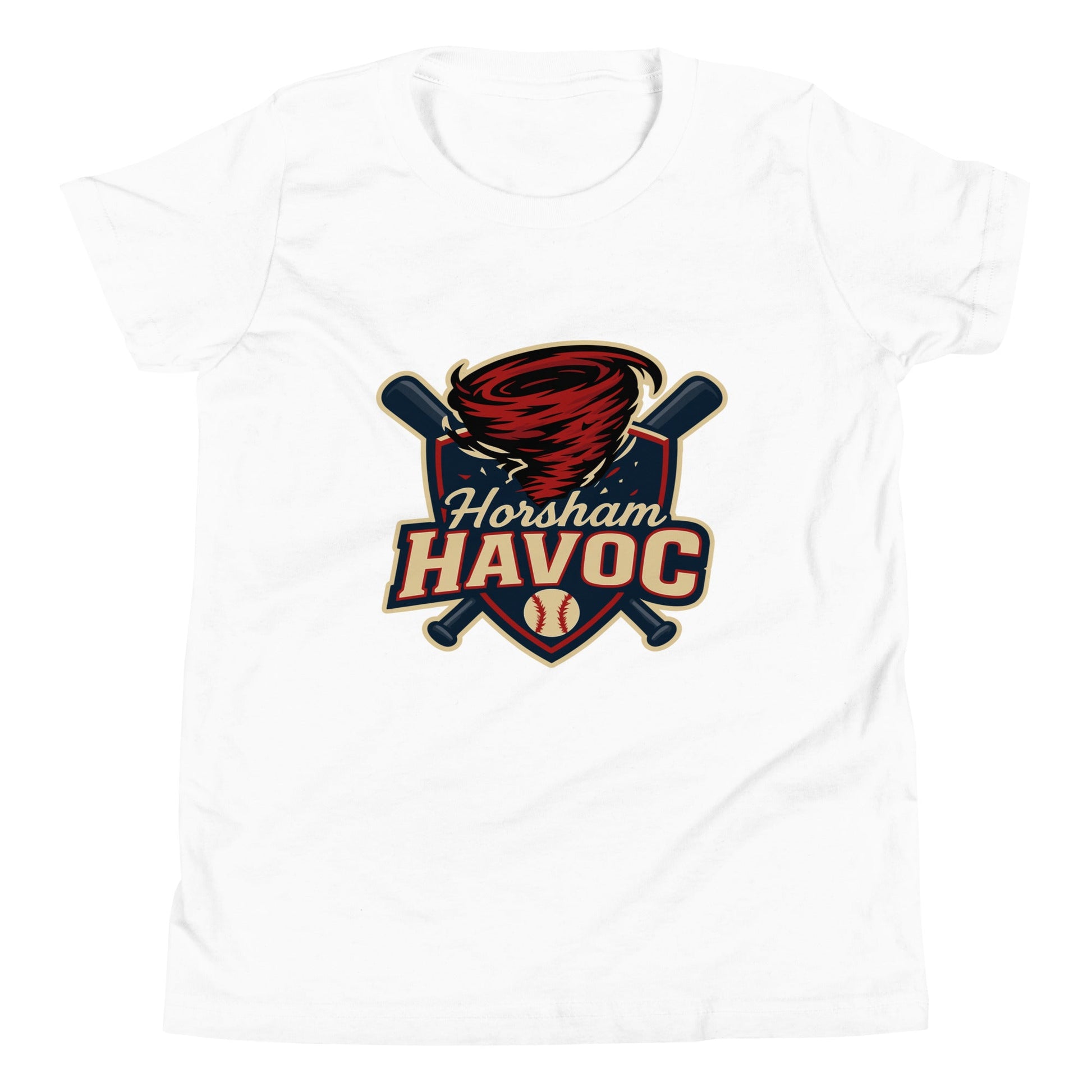 Performance | Youth T-Shirt | Horsham Travel Baseball | Havoc Logo