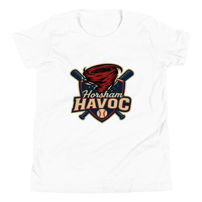 Performance | Youth T-Shirt | Horsham Travel Baseball | Havoc Logo