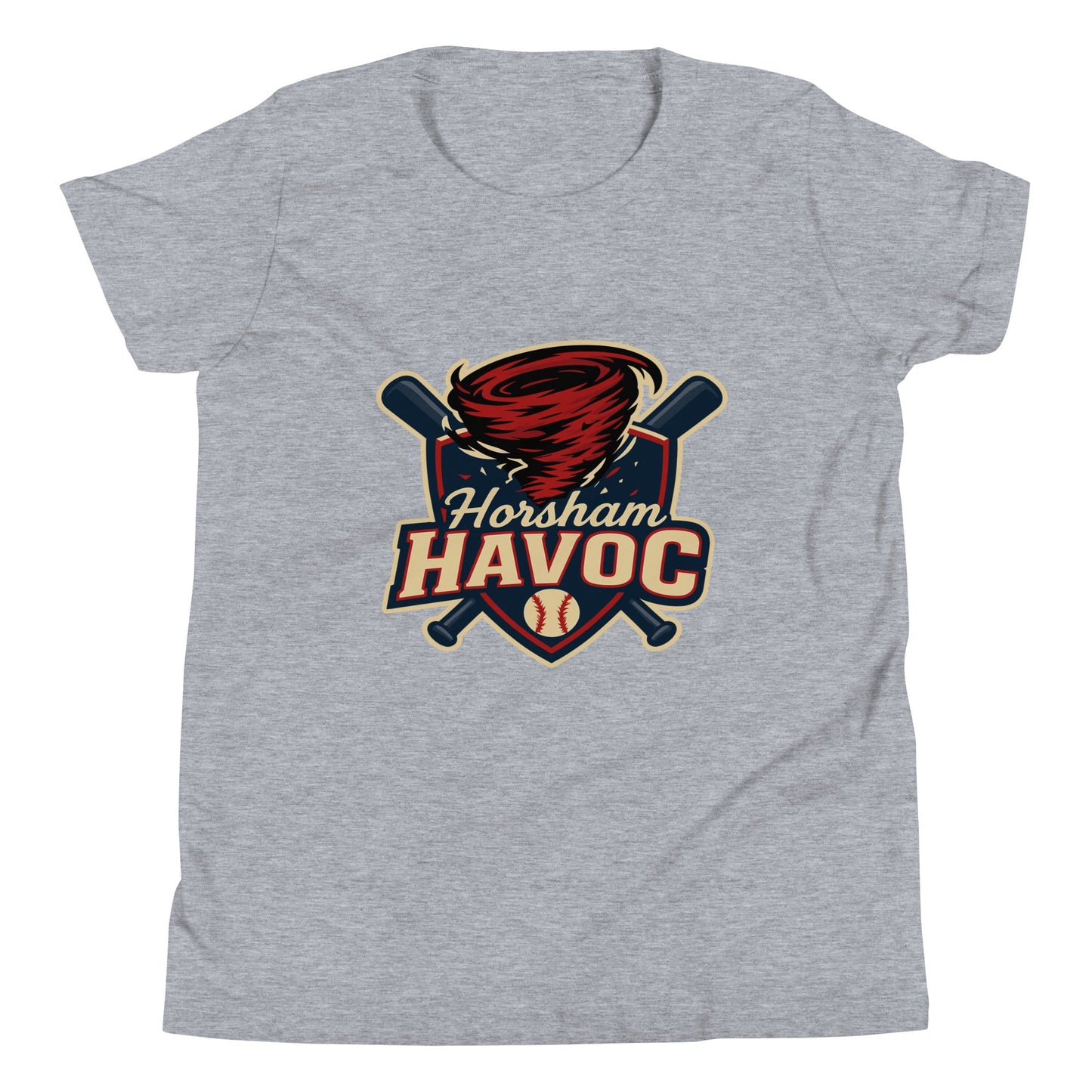 Performance | Youth T-Shirt | Horsham Travel Baseball | Havoc Logo