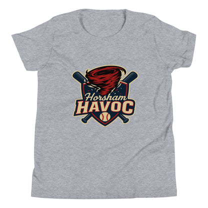 Performance | Youth T-Shirt | Horsham Travel Baseball | Havoc Logo