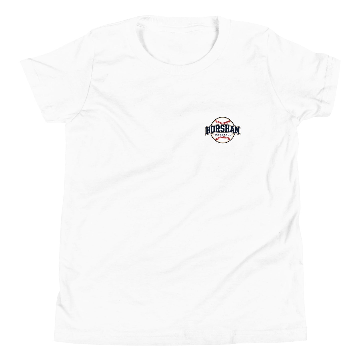 Performance | Youth T-Shirt | Horsham Travel Baseball | Home - Run Crest Logo
