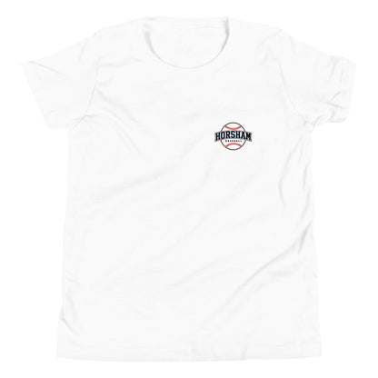 Performance | Youth T-Shirt | Horsham Travel Baseball | Home - Run Crest Logo