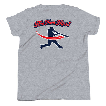 Performance | Youth T-Shirt | Horsham Travel Baseball | Home - Run Crest Logo