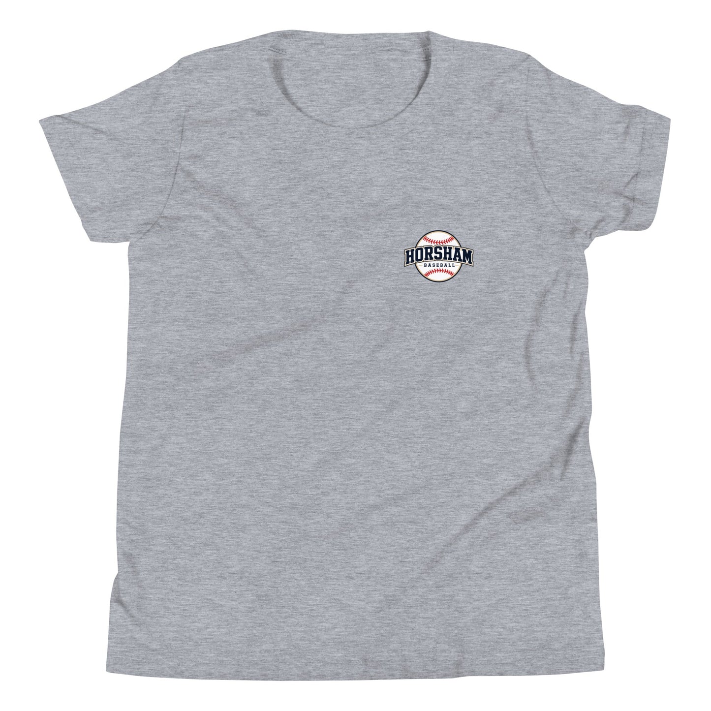 Performance | Youth T-Shirt | Horsham Travel Baseball | Home - Run Crest Logo