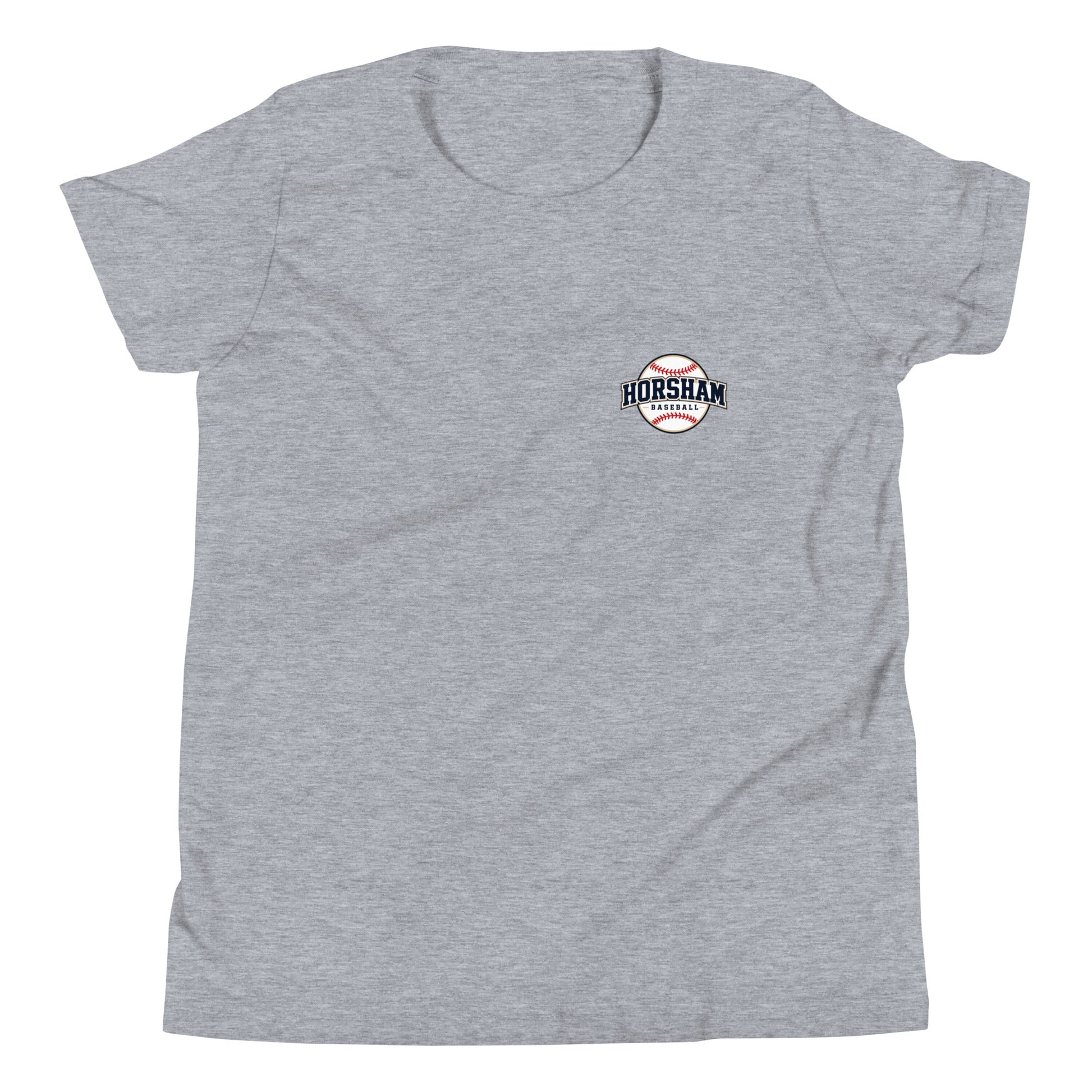 Performance | Youth T-Shirt | Horsham Travel Baseball | Home - Run Crest Logo