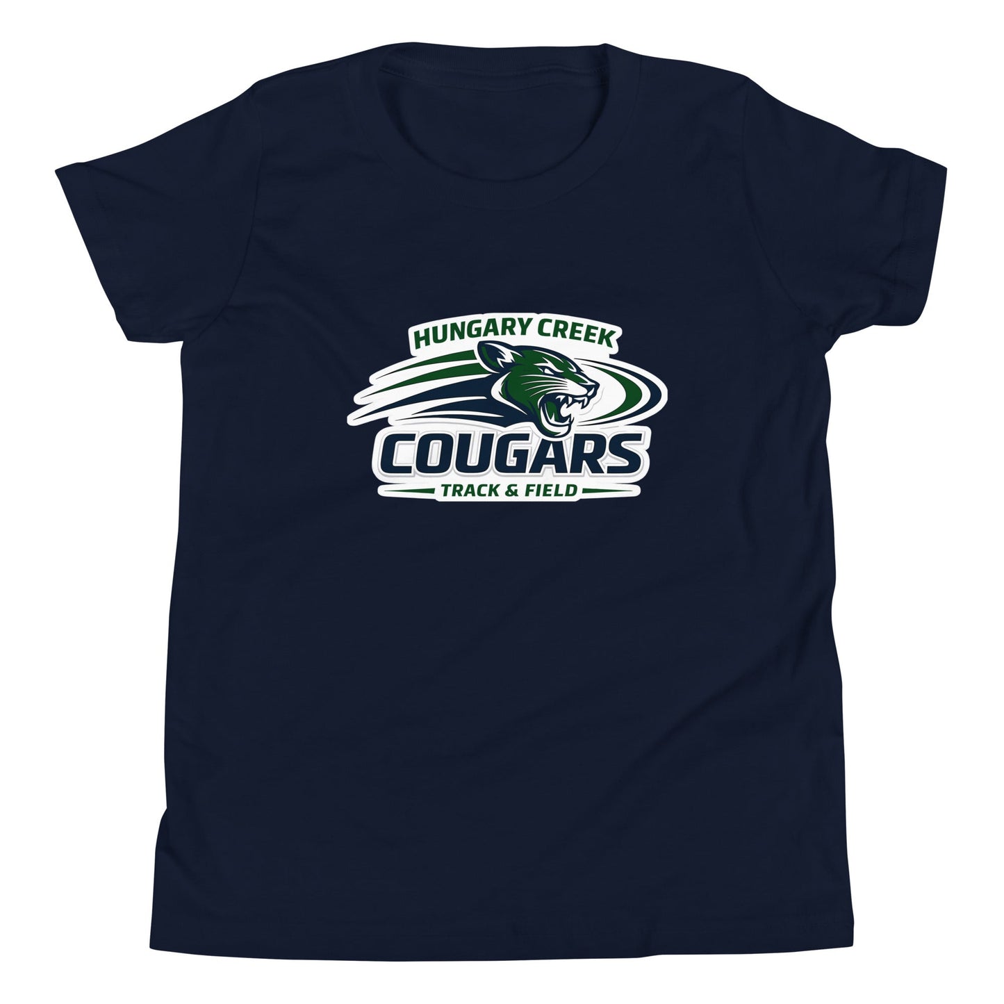 Performance | Youth T-Shirt | Hungary Creek Cougar | Modern Icon Logo