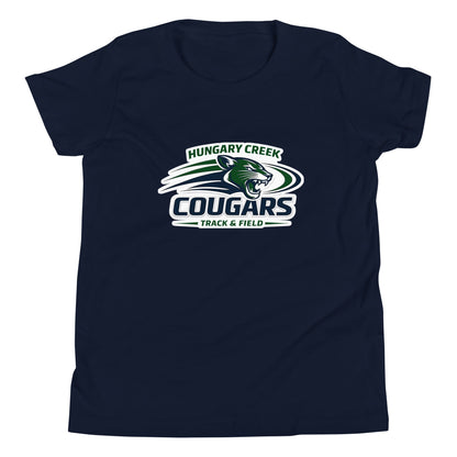 Performance | Youth T-Shirt | Hungary Creek Cougar | Modern Icon Logo