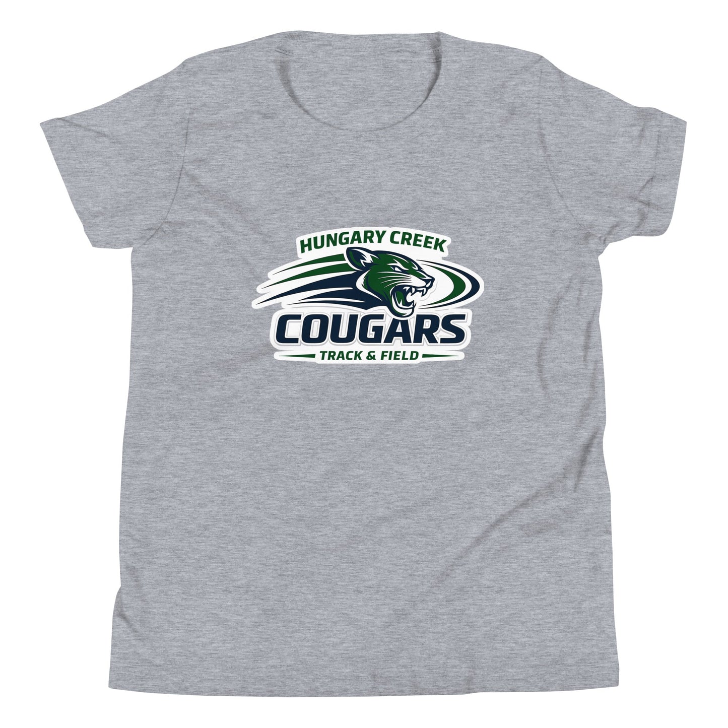 Performance | Youth T-Shirt | Hungary Creek Cougar | Modern Icon Logo