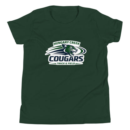 Performance | Youth T-Shirt | Hungary Creek Cougar | Modern Icon Logo