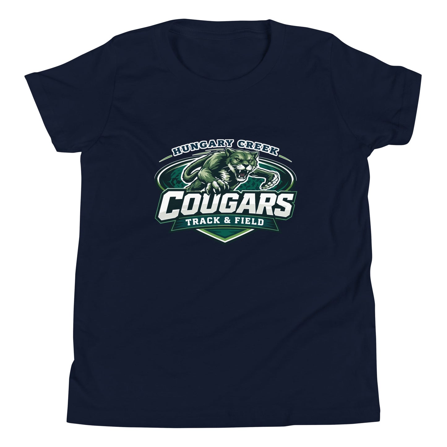 Performance | Youth T-Shirt | Hungary Creek Cougar | Shield Logo