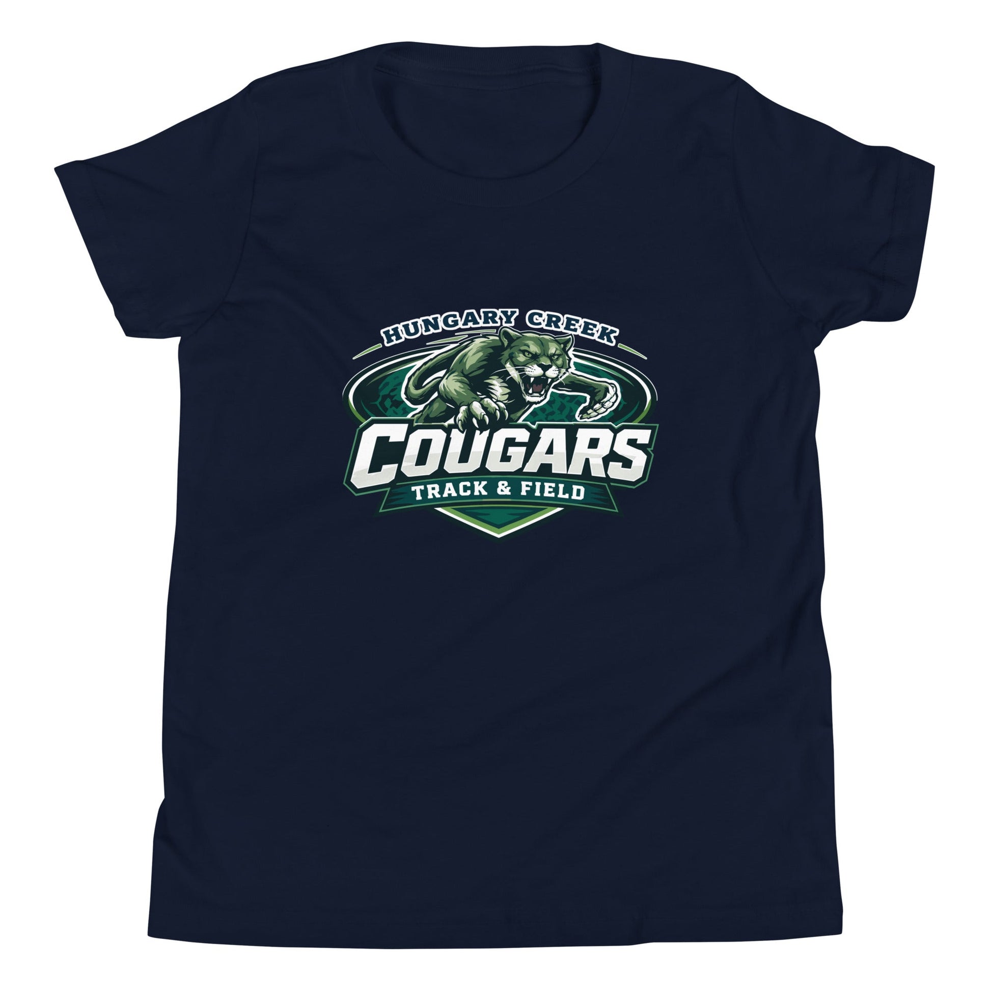 Performance | Youth T-Shirt | Hungary Creek Cougar | Shield Logo