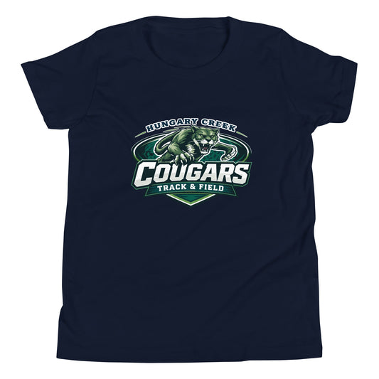 Performance | Youth T-Shirt | Hungary Creek Cougar | Shield Logo