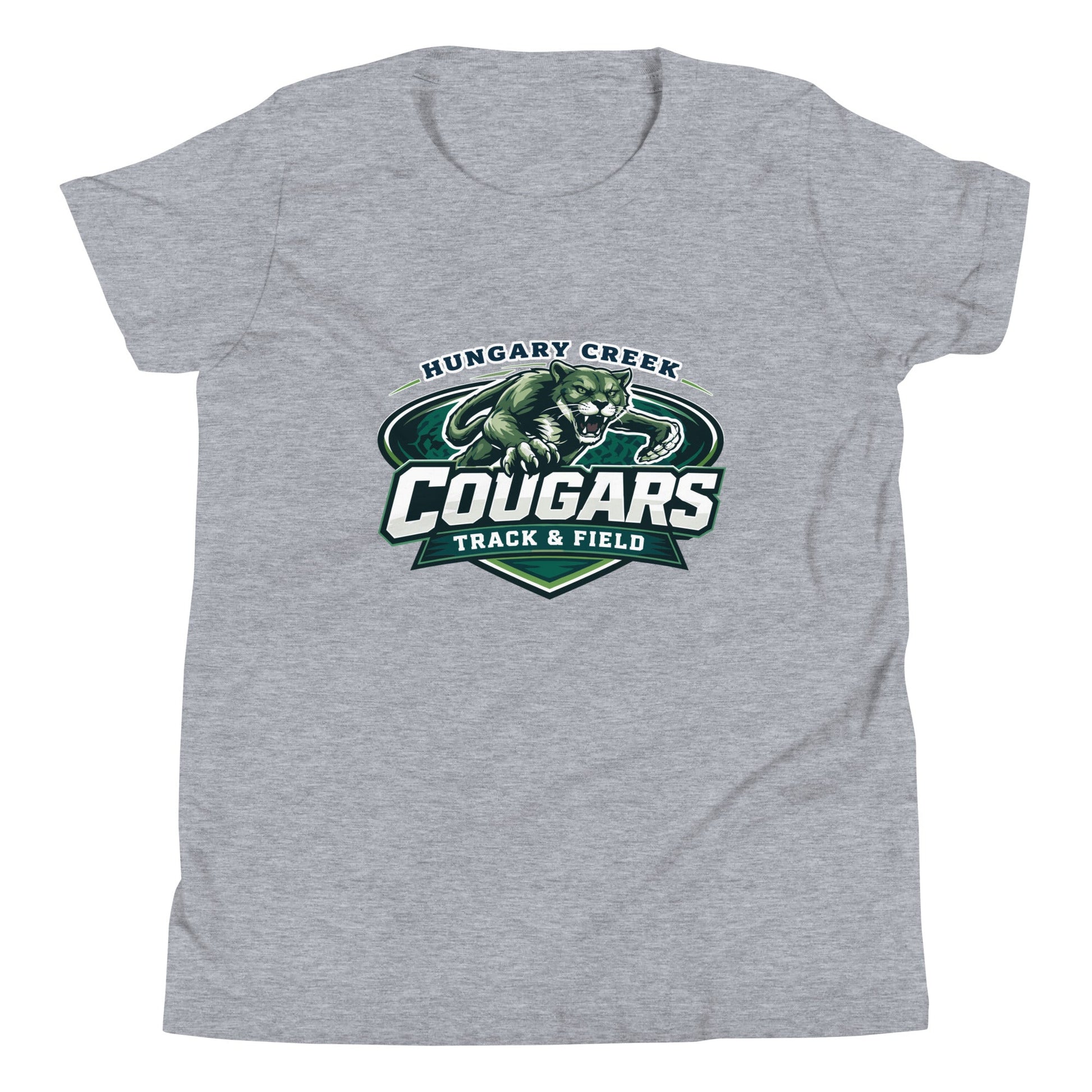 Performance | Youth T-Shirt | Hungary Creek Cougar | Shield Logo