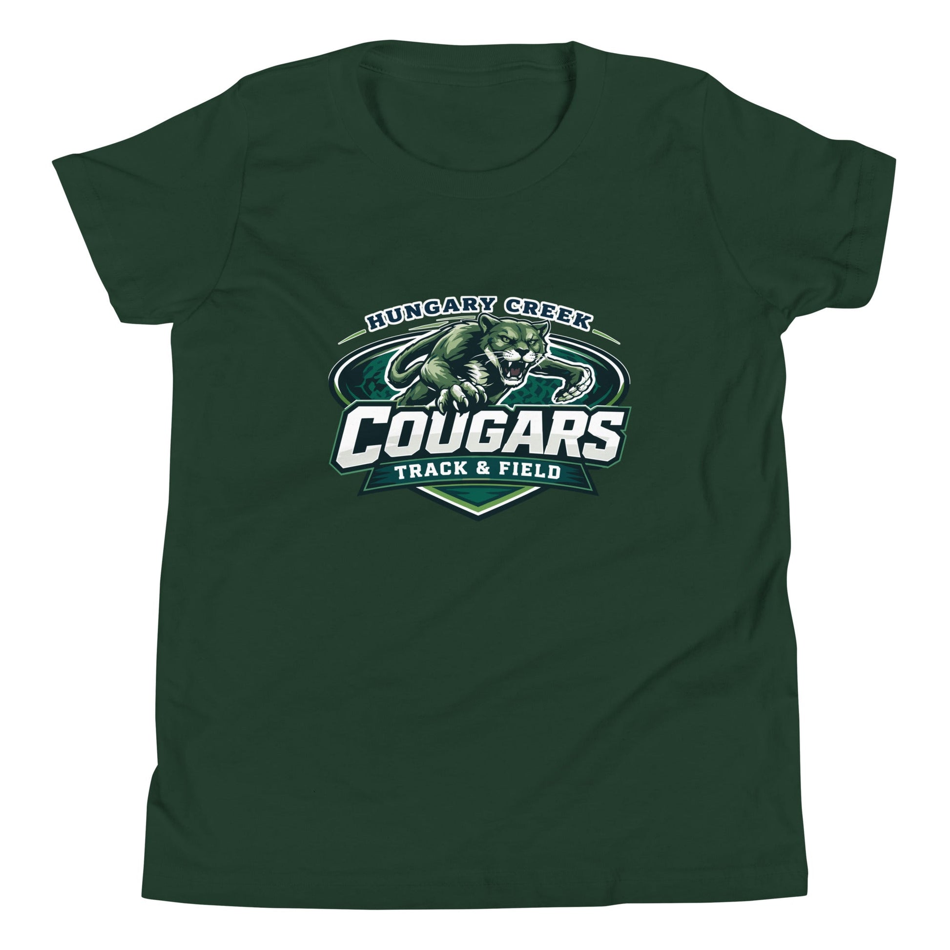 Performance | Youth T-Shirt | Hungary Creek Cougar | Shield Logo