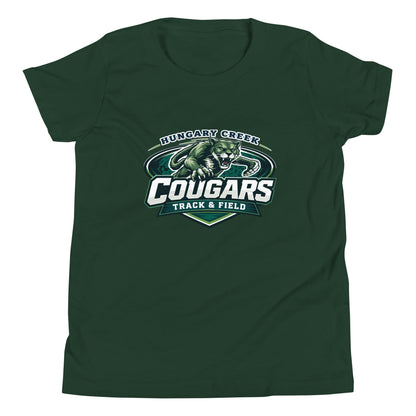 Performance | Youth T-Shirt | Hungary Creek Cougar | Shield Logo