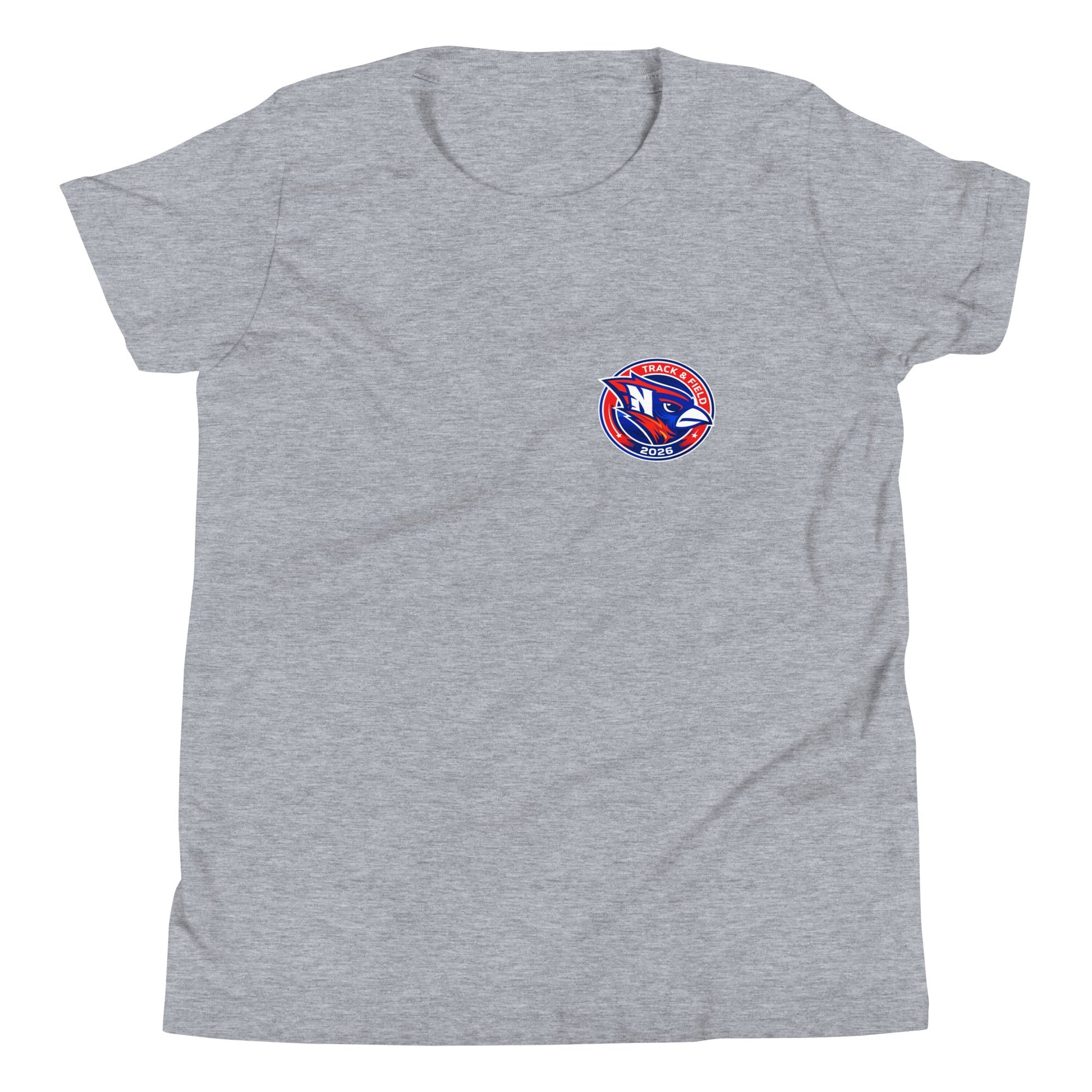 Performance | Youth T-Shirt | Hunter | Track & Field Badge Logo